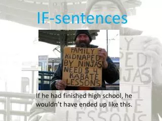 IF- sentences
