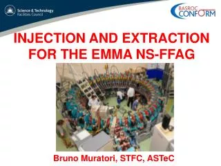 INJECTION AND EXTRACTION FOR THE EMMA NS-FFAG