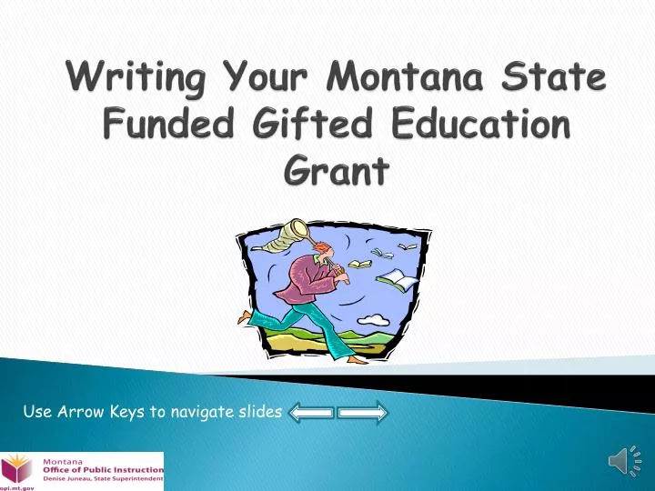 writing your montana state funded gifted education grant