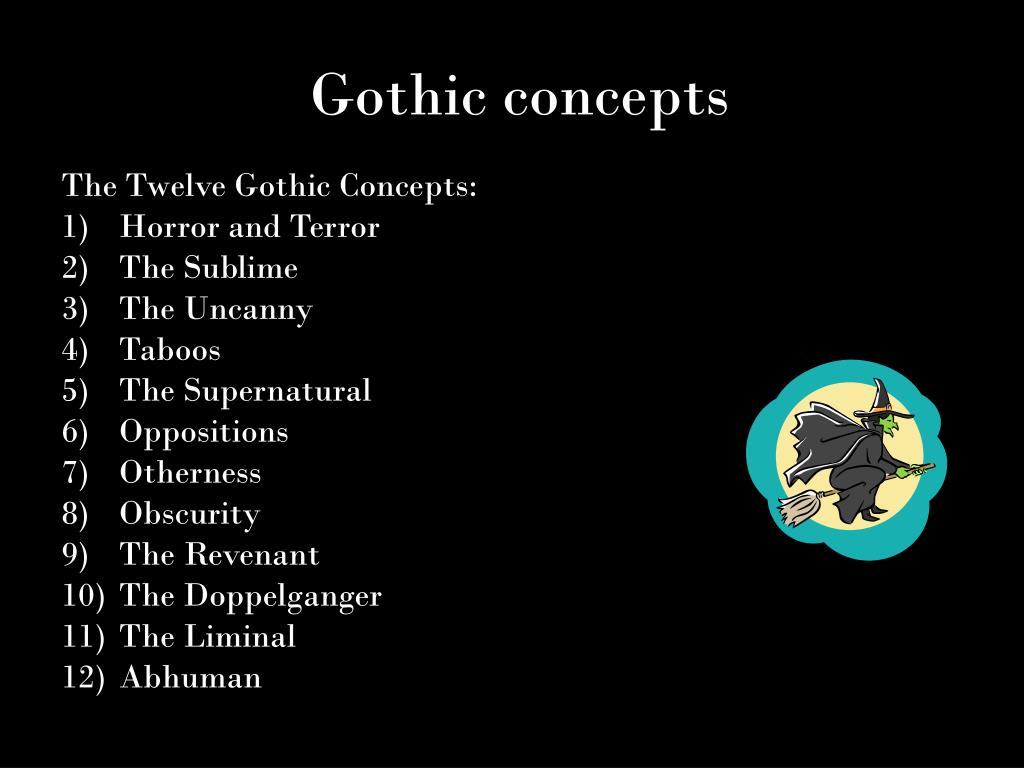 PPT - Gothic concepts PowerPoint Presentation, free download - ID:2632970