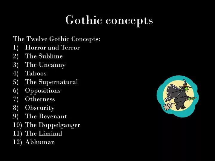 gothic concepts