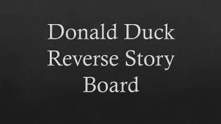 Donald Duck Reverse Story Board