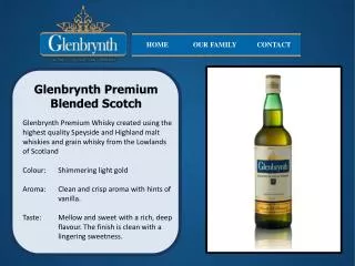 Glenbrynth Premium Blended Scotch