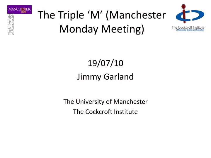 the triple m manchester monday meeting