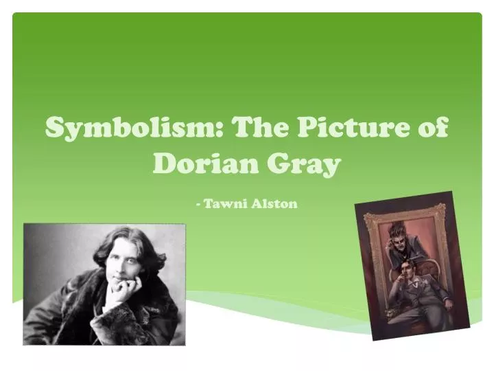 symbolism the picture of dorian gray
