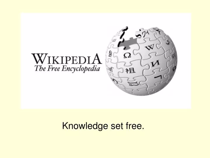 knowledge set free