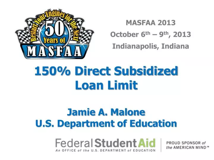 150 direct subsidized loan limit jamie a malone u s department of education