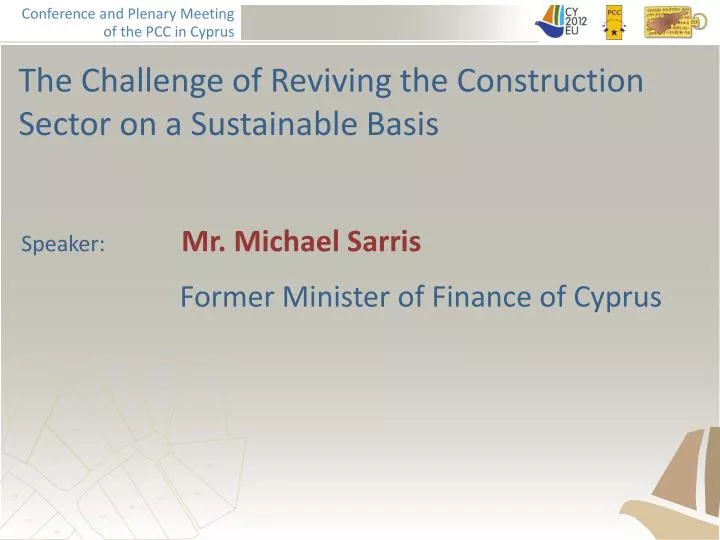 the challenge of reviving the construction sector on a sustainable basis