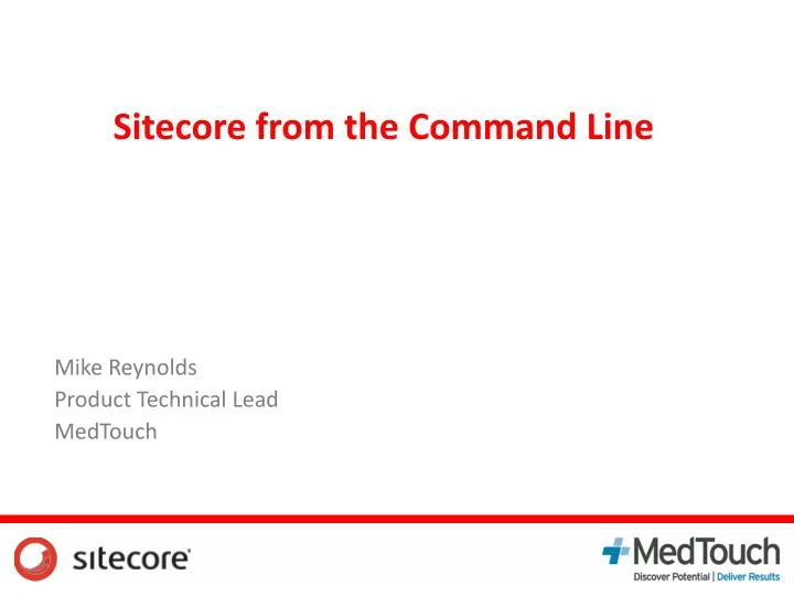 sitecore from the command line