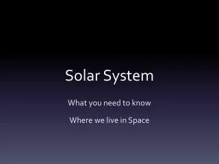 Solar System