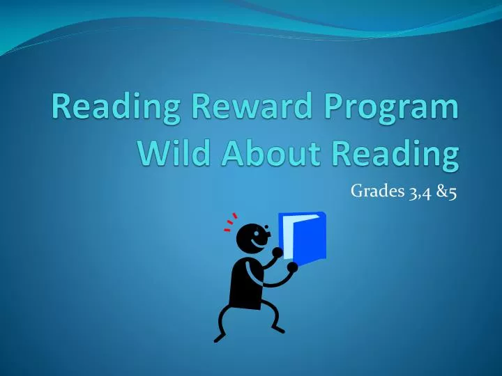 reading reward program wild about reading