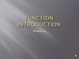 Function Introduction