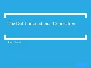 The Delft International Connection