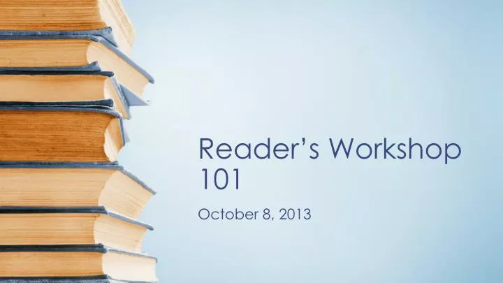 reader s workshop 101