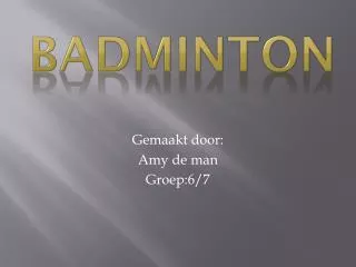 badminton