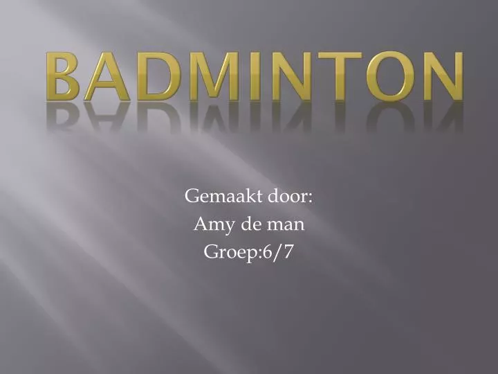 badminton