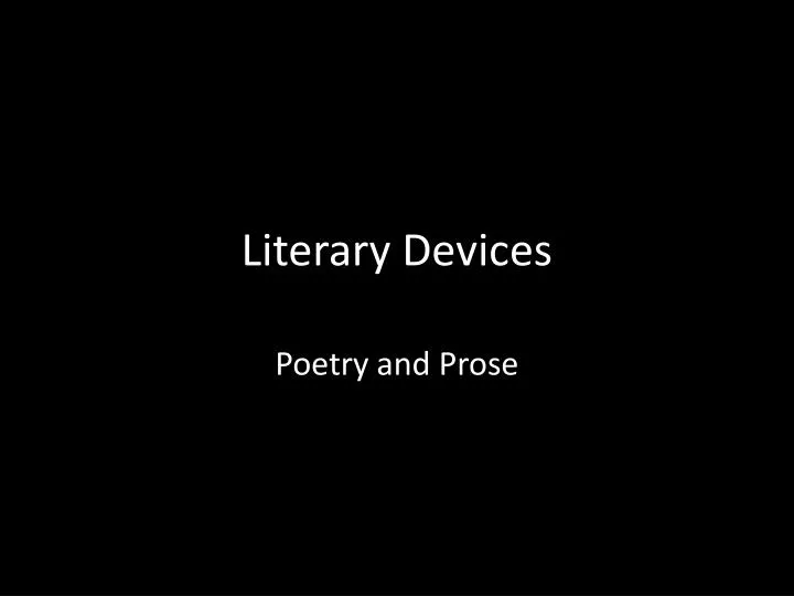 literary devices