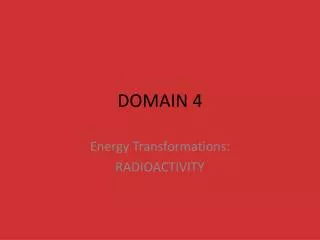 DOMAIN 4