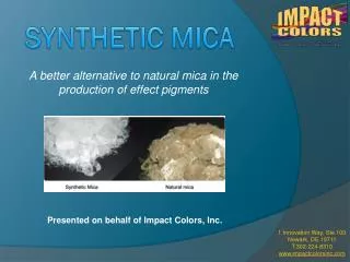 SYNTHETIC MICA