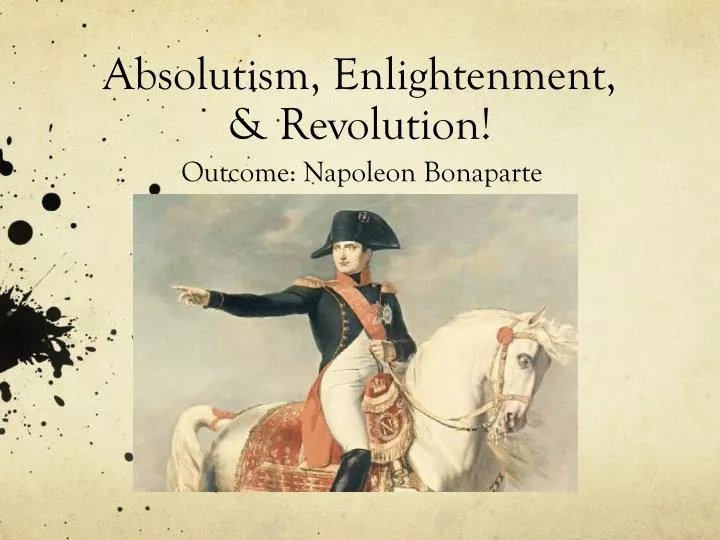 absolutism enlightenment revolution