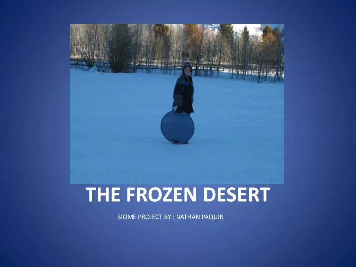 the frozen desert