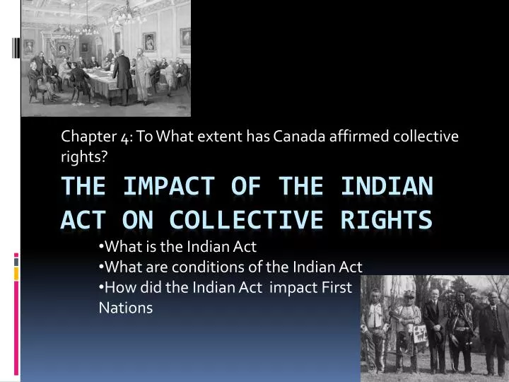 chapter 4 to what extent has canada affirmed collective rights