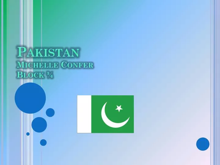 pakistan michelle confer block