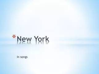 new york