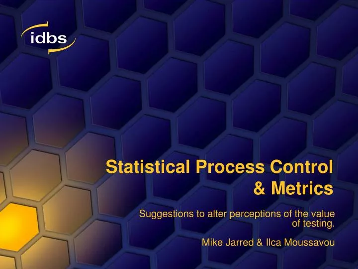 statistical process control metrics