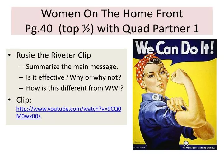 women on the home front pg 40 top with quad partner 1