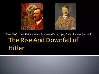 The Rise And Downfall of Hitler
