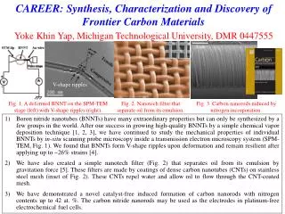 CAREER: Synthesis, Characterization and Discovery of Frontier Carbon Materials