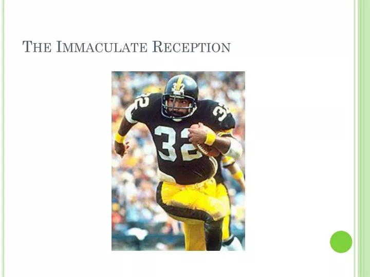 the immaculate reception