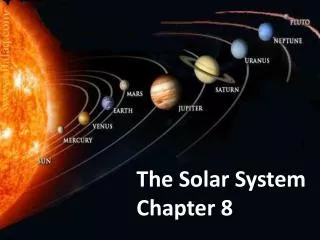 The Solar System Chapter 8