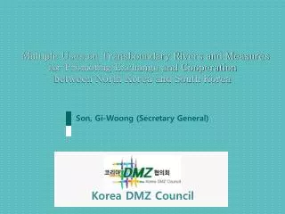 Son, Gi-Woong (Secretary General)
