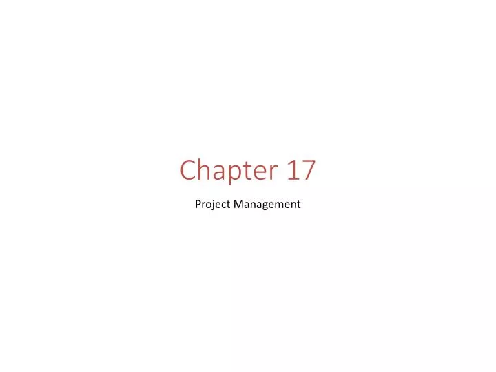 Ppt Chapter 17 Powerpoint Presentation Free Download Id2634357