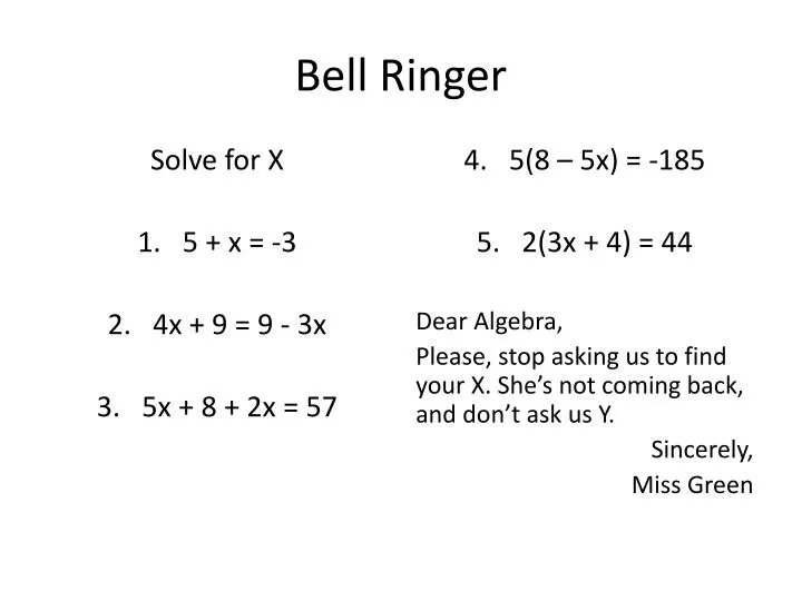 bell ringer