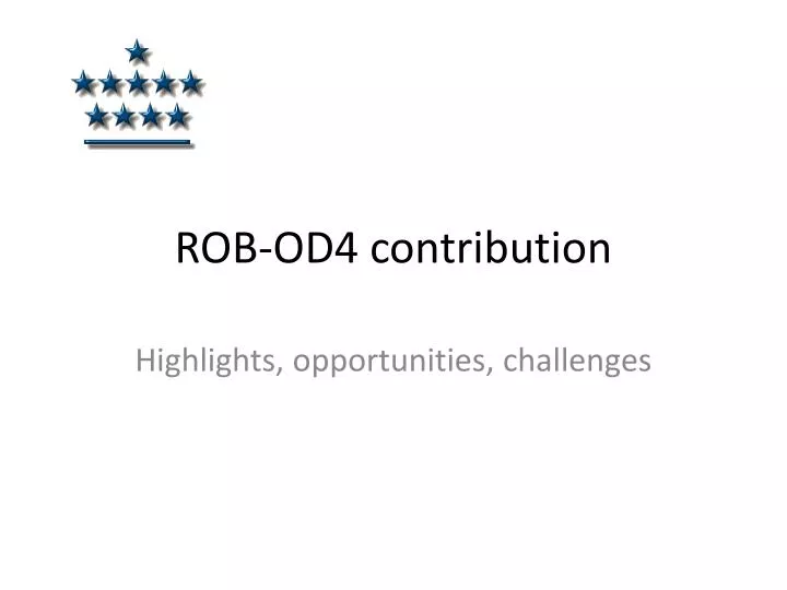 rob od4 contribution