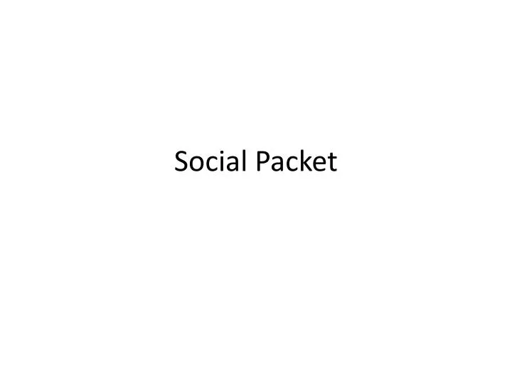 social packet