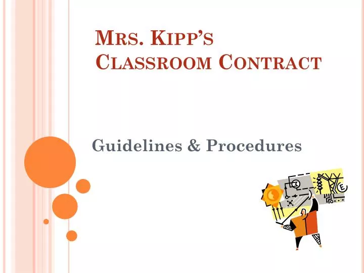 mrs kipp s classroom contract