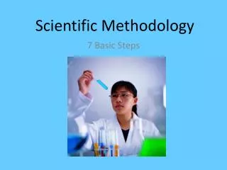 Scientific Methodology