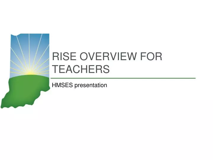 rise overview for teachers