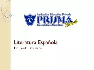 literatura espa ola
