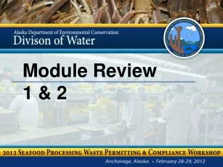 Module Review 1 &amp; 2