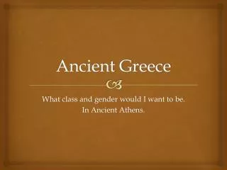 Ancient Greece