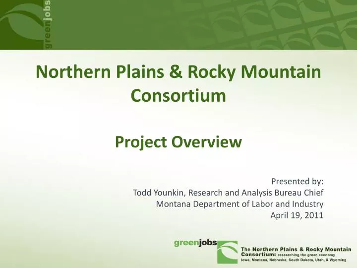 northern plains rocky mountain consortium project overview