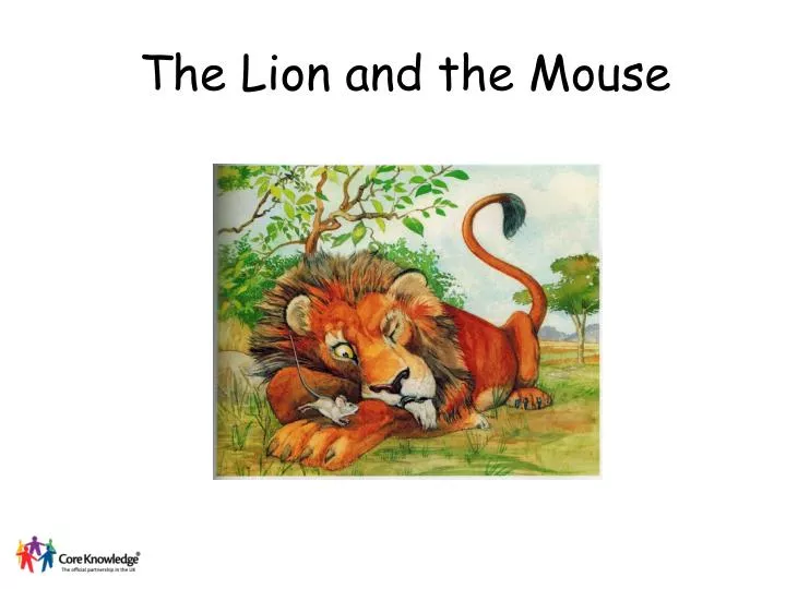 the lion and the mouse