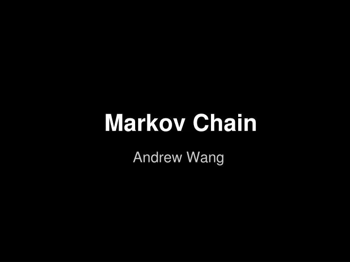 markov chain