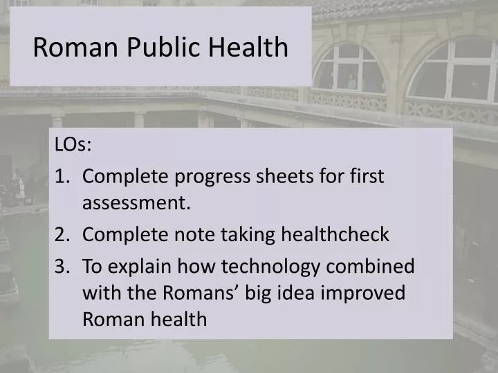 roman public health