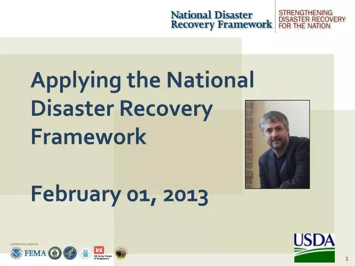 applying the national disaster recovery framework february 01 2013